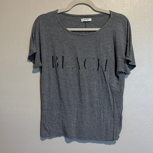 Madewell Heather Gray Tee - Picture 1 of 7